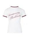Pushbutton Short-sleeve T-shirt In White