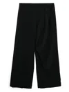 Pushbutton Side-detailed Asymmetric Trousers