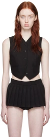 Pushbutton Ssense Exclusive Black Vest In Black