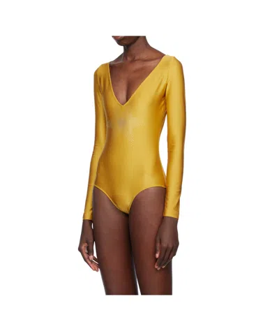 Pushbutton Star Point Onesie In Yellow