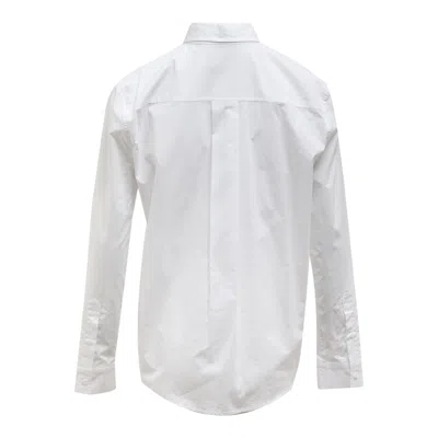 Pushbutton White Bra Cubic Shirt