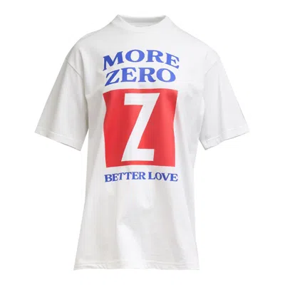 Pushbutton White More Zero T-shirt
