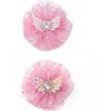 Puttisu Babies'  2pc Angel Sparkle Wings Clip Set In Pink