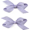 Puttisu Babies'  2pc Bow Clip Set In Purple