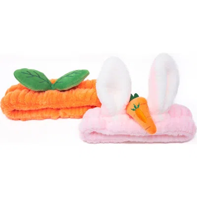 Puttisu Babies'  2pc Plush Spa Headband Set In Multi