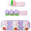 Puttisu Babies'  3pc Hair Clip Set In Purple