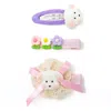 Puttisu Babies'  3pc Hair Clip Set In Purple
