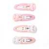 Puttisu Babies'  4pc Bunny Hug Snap Clip Set