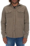 Px Corduroy Microfiber Lined Jacket In Brown