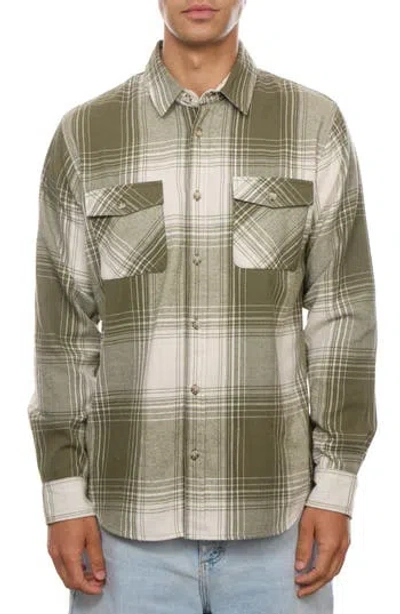 Px Flannel Shirt In Sage