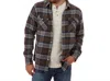 Px Jordan Plaid Shacket In Brown