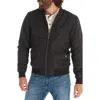 Px Men's Classic Faux Fur Lined Bomber Jacket In Black