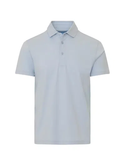 Pya Button-placket Polo Shirt In Blue