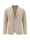 Pya Patch-pockets Blazer In Neutral