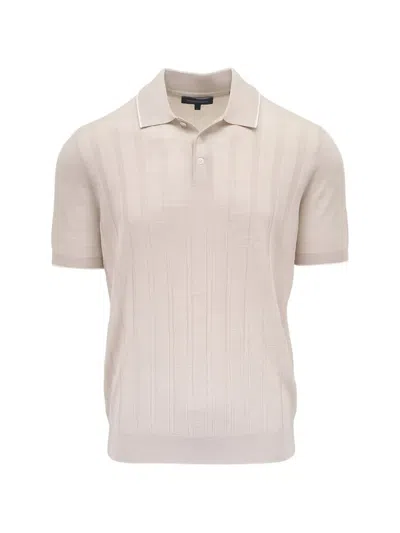 Pya Short-sleeve Buttoned Polo Shirt In Neutral