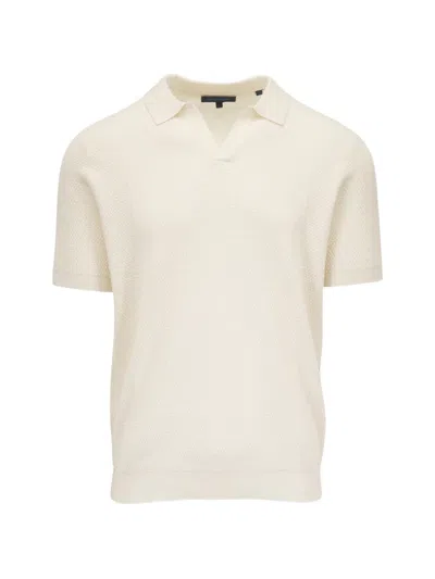 Pya Waffle-knit Polo Shirt In White
