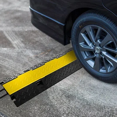 Pyle 1.57 In. Van And Suv Ramp In Yellow