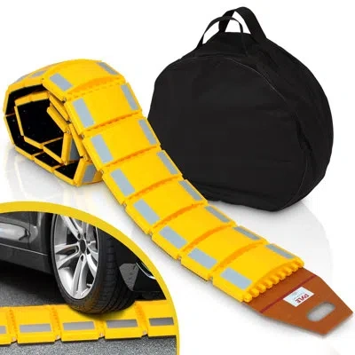 Pyle 20'' L Portable Ramp In Yellow