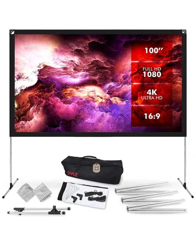 PYLE PYLE 56IN STAINLESS STEEL TUBE PROJECTION SCREEN