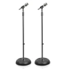 Pyle Compact Base Microphone Stand In Black