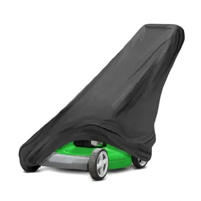 Pyle Elastic Lawn Mower Cover In Black