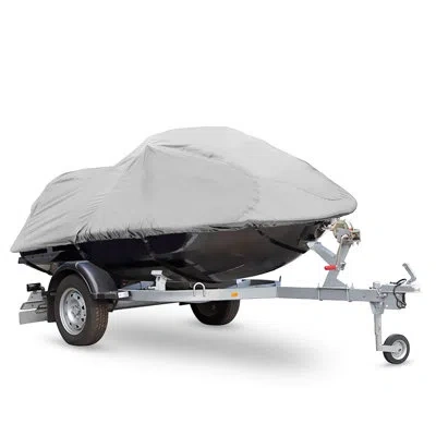 Pyle Elastic Watercraft Cover In Gray