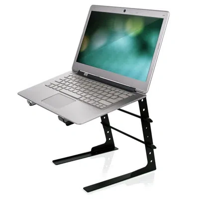 Pyle Portable Universal Laptop Holder Accessory In Black