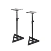 Pyle Studio Adjustable Height Speaker Stand In Black