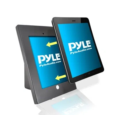 Pyle Tamper-proof Anti-theft Universal Ipad Holder Accessory In Black