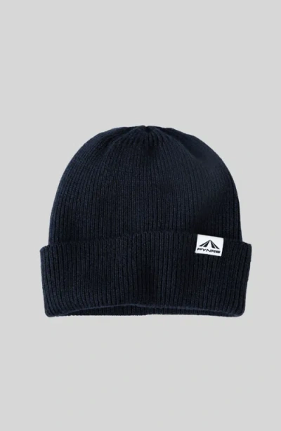 Pynrs Performance Streetwear Burrell Beanie Hat In Black