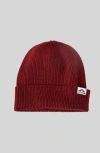 Pynrs Performance Streetwear Burrell Beanie Hat In Maroon