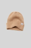 Pynrs Performance Streetwear Burrell Beanie Hat In Solid Camel