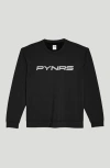 Pynrs Performance Streetwear Draper Running Sweatshirt Original Logo In Black