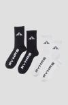 Pynrs Performance Streetwear Pynrs Sock Bundle 2pk In Black/white