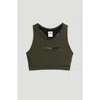 Pynrs Performance Streetwear Warren Sports Bra Women S In Deep Olive