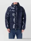 Pyrenex Adjustable Hooded Puffer Jacket In Blue