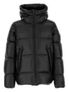 Pyrenex Hooded Quilted Down Jacket In Black