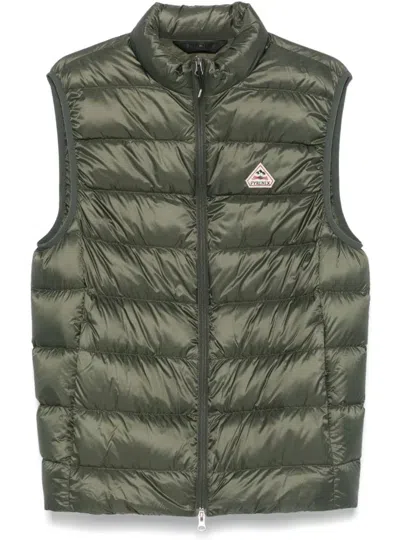 PYRENEX PYRENEX BLACK KHAKI POLYAMIDE JACKETS