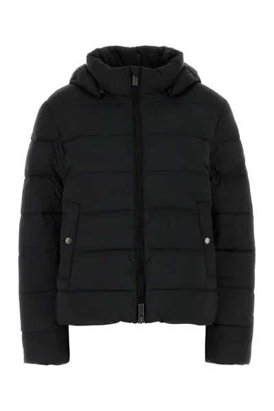 PYRENEX BLACK POLYESTER BLEND SPOUTNIC DOWN JACKET