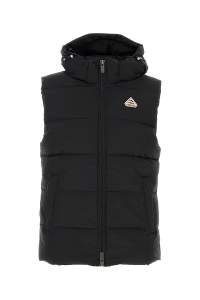 PYRENEX BLACK POLYESTER SPOUTNIC SLEEVELESS DOWN JACKET