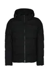 Pyrenex Ripstop Mini Hooded Padded Quilted Jacket In Black