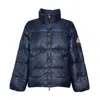 Pyrenex Blue Matte Nylon Shift Puffer Jacket