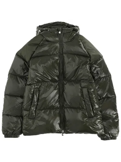 Pyrenex Down Jacket "sten" In Green