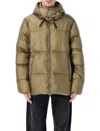 Pyrenex Long-sleeved Cotton-padded Jacket In Brown