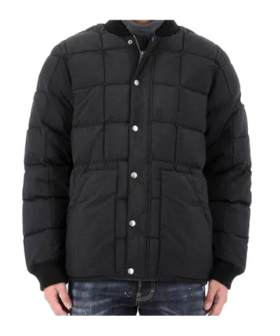 Pyrenex Flight Long-sleeved Down Jacket In Black