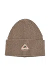 Pyrenex Gomma Logo-patch Beanie In Gold