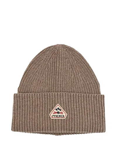PYRENEX GOMMA LOGO-PATCH BEANIE
