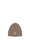 Pyrenex Gomma Logo-patch Beanie In Brown