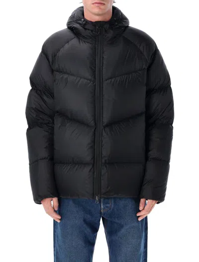 Pyrenex Helium Hooded Down Jacket In Black