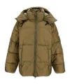 Pyrenex Shift Hooded Ripstop Down Jacket In Green